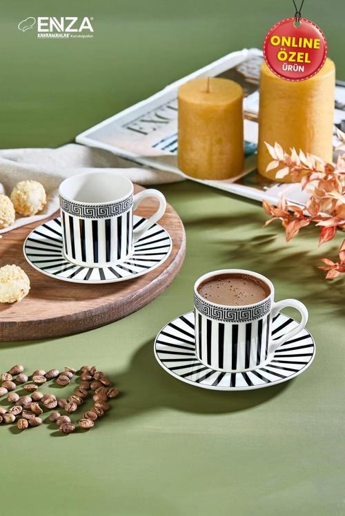 Sofia 2'li 4 Parça Porselen Fincan Takımı