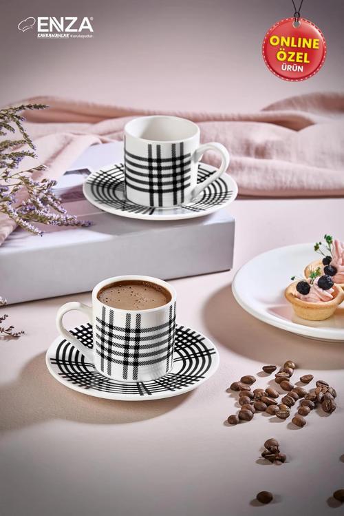 Siena 2'li 4 Parça Porselen Fincan Takımı
