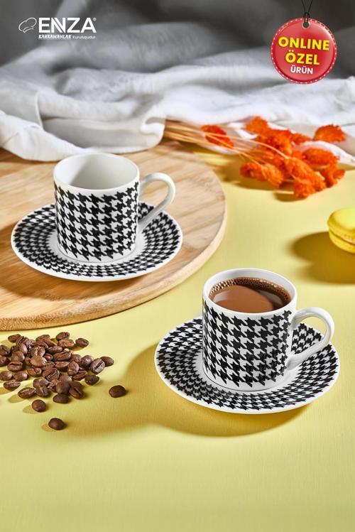 Valenta 2'li 4 Parça Porselen Fincan Takımı