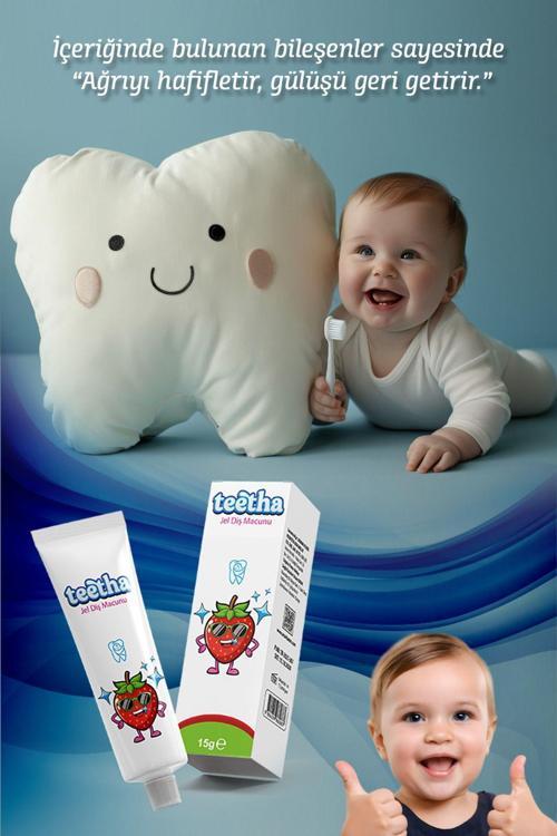 theetha Teetha Rahatlatıcı Diş Jeli Bebek ve Çocuk 15 gr