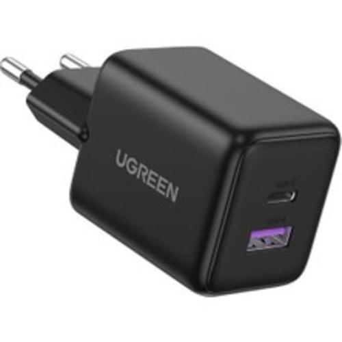 30w Gan Hızlı Şarj Cihazı 2 Portlu, 1xusb-a, 1xusb-c, Siyah, 65014 ' Siyah