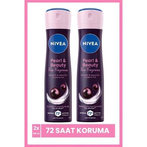 Kadın Sprey Deodorant Pearl & Beauty Fine Fragrance 150 ml x 2 Adet
