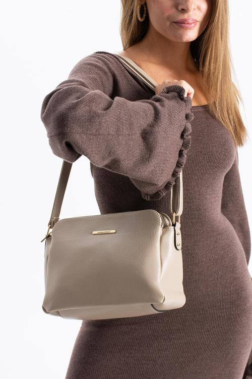 3 Bölmeli Ayarlanabilir Askılı Çapraz Çanta