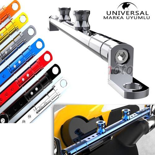 Nmax Xmax Telefon-Kamera Tutacak Ayna Bağlantı Bar Aparatı Kırmızı Renk