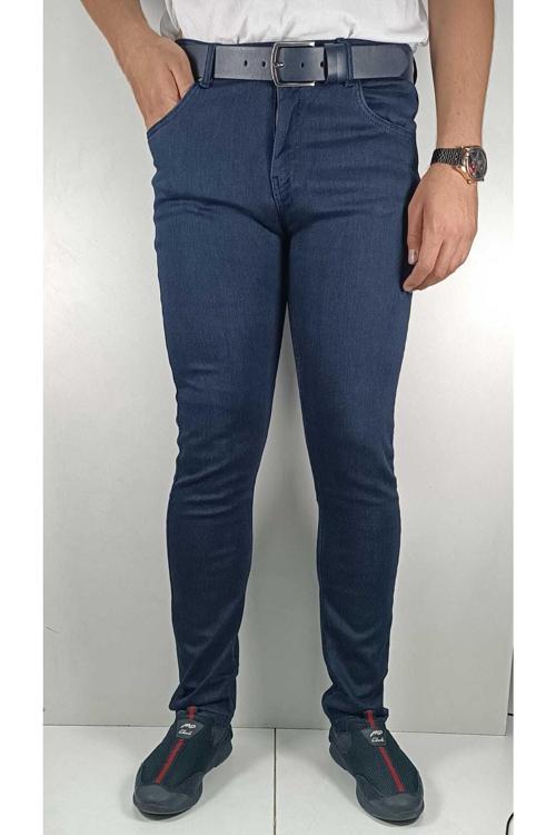 Mckanzie Kalın Lacivert Klasık Erkek Esnek Davıt Kot Pantolon