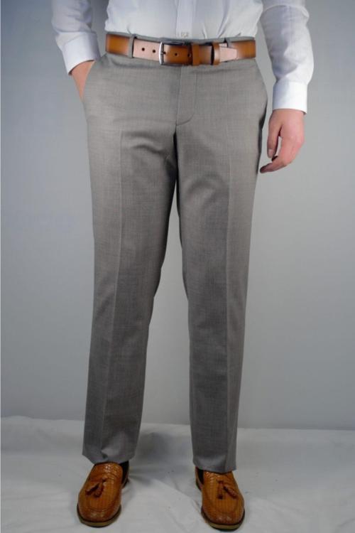 Erkek Klasık Filafil Desenli Esnek Kumaş Pantolon