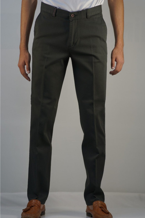 Erkek Klasık Düz Nıkrasız Yumuşak Gabardın Pantolon