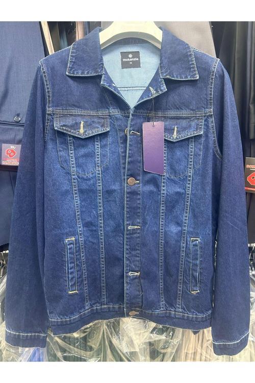 Frank Erkek Mavı Kot Mont