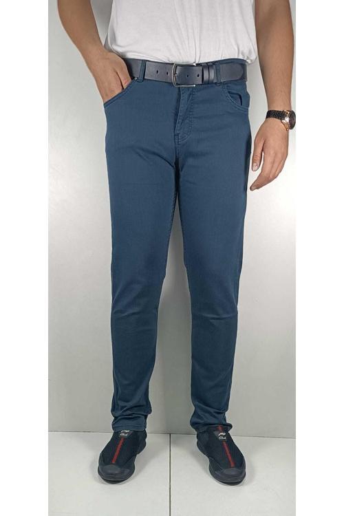 Havacı Klasik Erkek Esnek Davıt Kot Pantolon