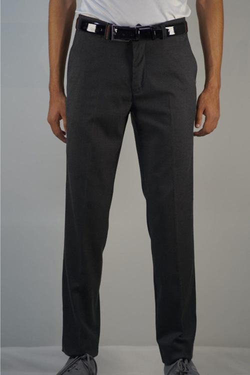 Erkek Füme Klasık Ince Desen Pamuk Polıvıskon Pantolon