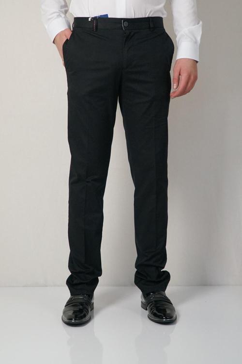 Erkek Siyah Çift Yan Ceblı Pantolon