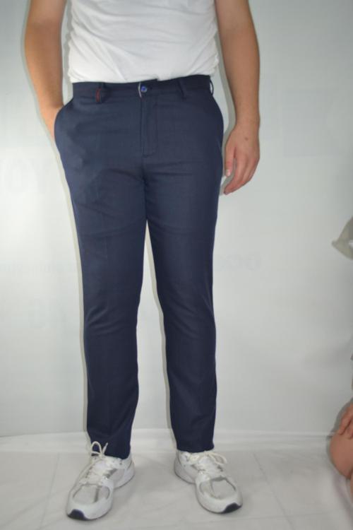 Battal Erkek İnce Kücük Petek Desenli Esnek Pamuk Pantolon