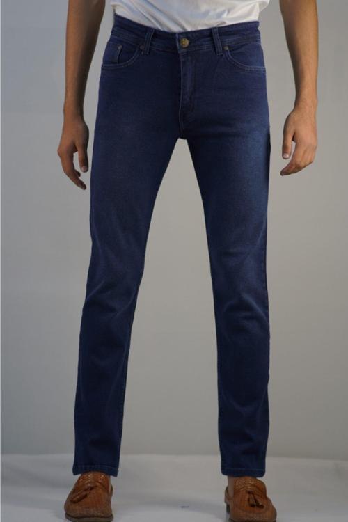 Erkek Klasık Nıkralı Kot Pantolon