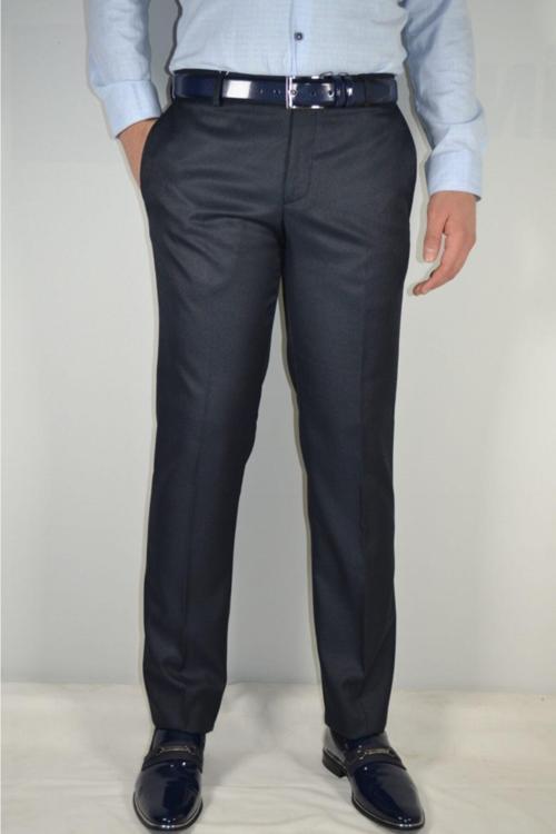 Erkek Slim Diz Astarsız Polıvıskon Kumaş Pantolon