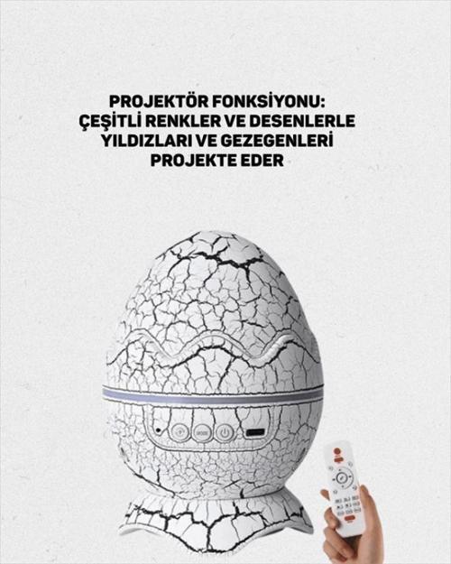 Yıldız Gökyüzü Efektli Çok Modlu Gece Işığı