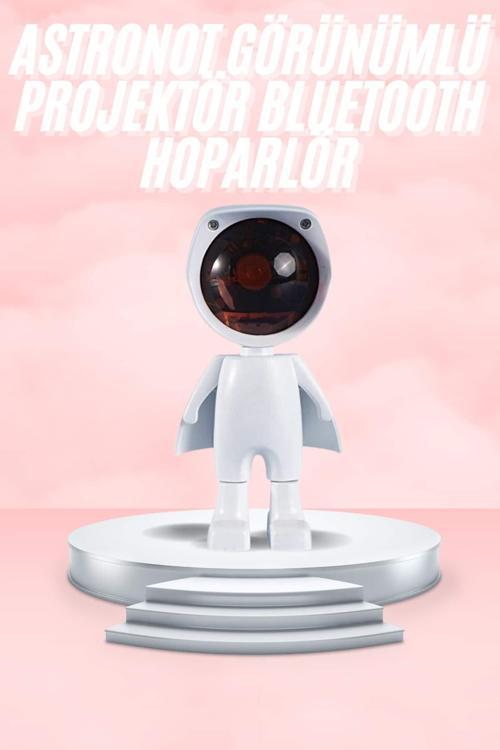 Gün Batımı Lambası Işık Arka Plan Projektör Sevimli Astronot Enerji Tasarruflu
