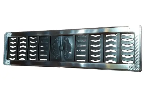 PLAKA ALTLIĞI PASLANMAZ BEYAZ REFLEKTÖRLÜ 2 Lİ TAKIM HIRDAVAT PLAKALIK (5 ADET)