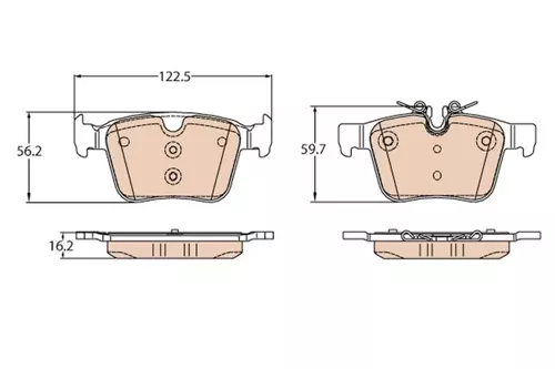 FREN BALATASI ARKA LAND ROVER DISCOVERY L550 RANGE ROVER L538 L551 L560 . VOLVO S90 2016 590 560 XC60 XC90 2014 LR160458 31471266