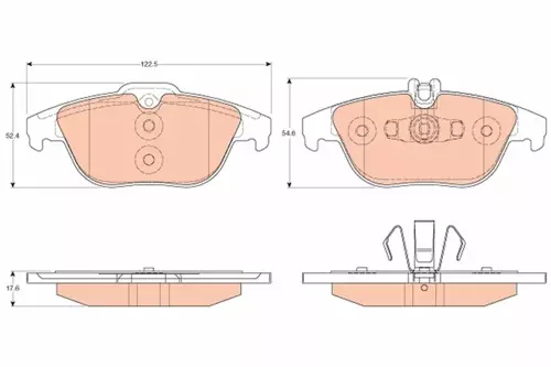 FREN BALATASI ARKA MERCEDES W204 S204 10204 C207 A207 A0004200205