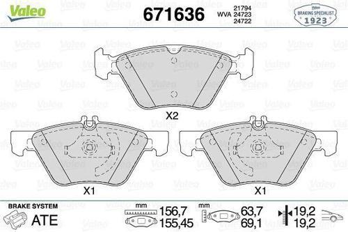 FREN BALATASI ON MERCEDES W210 W211 S211 C208 A208 A0044200720