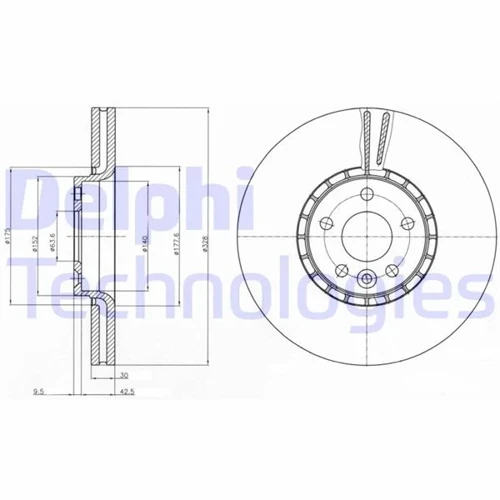 ÖN FREN AYNASI ADET VOLVO XC60 D3 D4 D5 2.4D 2.0T 3.2 T5 T6 2008 2017 CAP 328105 BJN 31277342 31410568 31471034