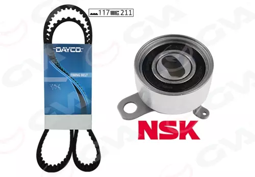 TRİGER KAYIŞ SETİ EKSANTRİK SETİ TOYOTA COROLLA 1.6L 4A-FE ENJEKSIYONLU AE101 AE111 1992-2000 1 KAY IŞ 1 RULMAN 117X210 1356809020 1356819045 1350502030