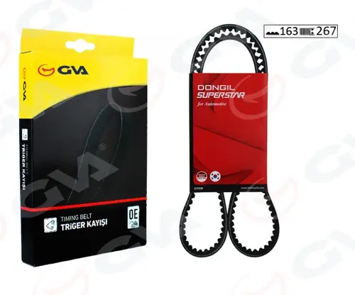 TRİGER KAYIŞI 163X267 AVENSIS 2.0 İ 1997-2003 -CAMRY 2.2 İ 1991-2001 -CARINA 2.0 İ 1987-1997 -RAV4 2.0 İ 9 1356803010