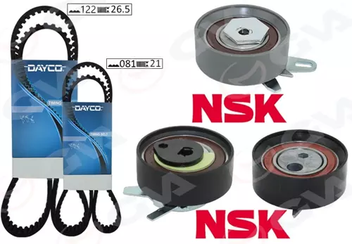 TRİGER SETİ 122X26.5 -077X21 T4 2.5TDI - LT35 2.5TDI ACV-ANJ-AVR K015323XS TRİGER POMPA SETİ 074198119 074198119H 074198119Q