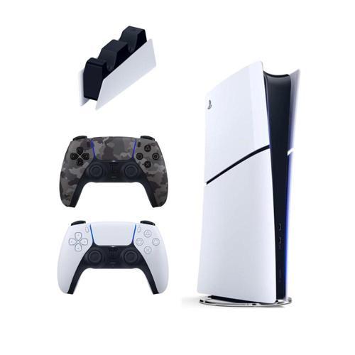 Playstation 5 Slim Digital 825 GB + Şarj İstasyonu + 2. Kamuflaj Dualsense İthalatçı Garantili