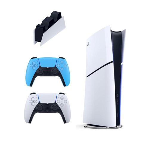 Playstation 5 Slim Digital 825 GB + Şarj İstasyonu + 2. Mavi Dualsense İthalatçı Garantili
