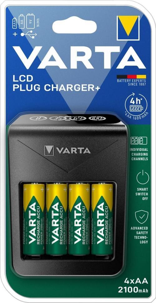 LCD Plug Charger 4xaa 2100MAH Pilli