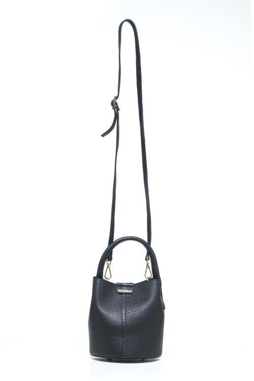 Kadın Omuz Çantası LOANA S Piumelli Milano Bag D28 Black