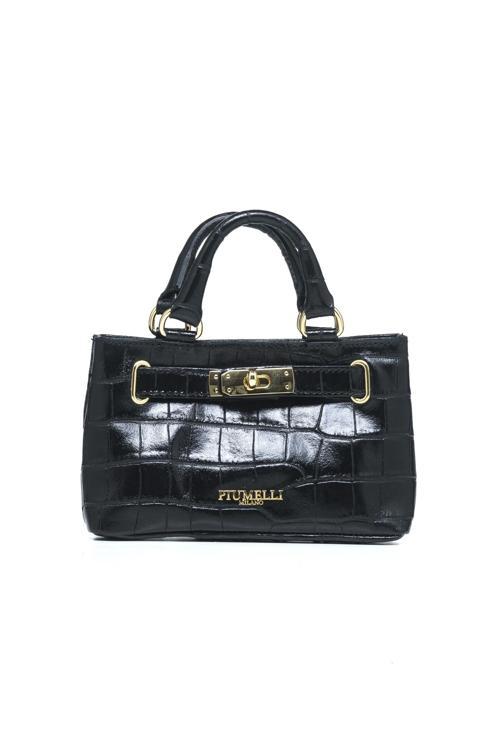Kadın Çapraz Çanta CERASELLE Piumelli Milano Bag B28 Black