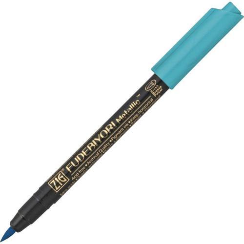Fudebiyori Metallic Brush Pen Yaldızlı Fırça Uçlu Marker Kalem BLUE