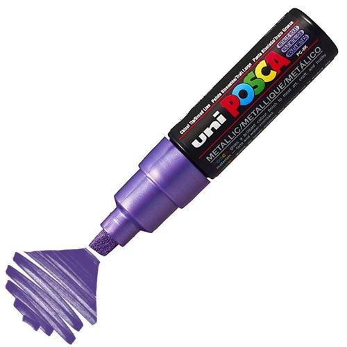 Posca PC-8K Boyama Markörü 8 mm Kesik Uç METALİK MOR