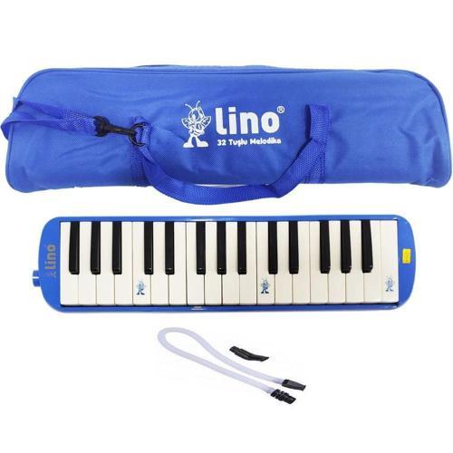 Melodika 32 Tuşlu Bez Çantalı MAVİ