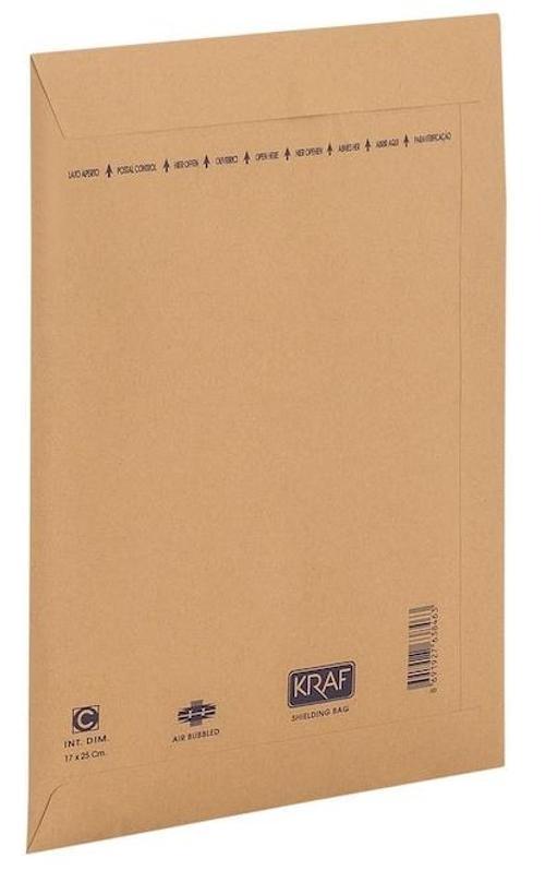 Hava Kabarcıklı Zarf C 17x25 cm. 10'lu Paket