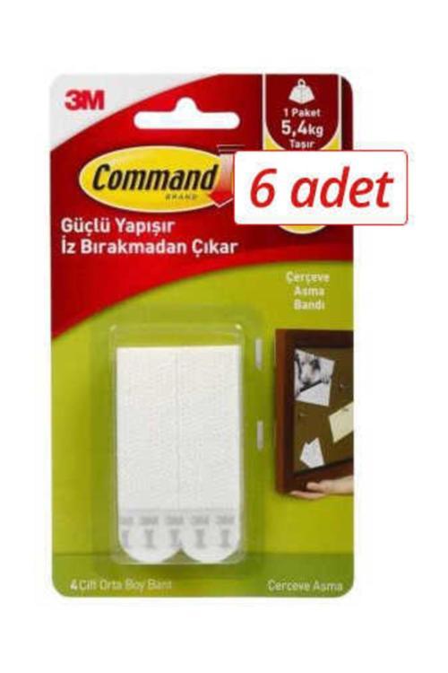 Command 17201-4 Orta Boy Cırt Cırt Bant 6Lı