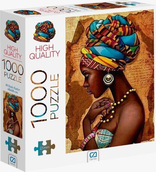 Puzzle 1000 Parça Afrikalı Kadın 7041