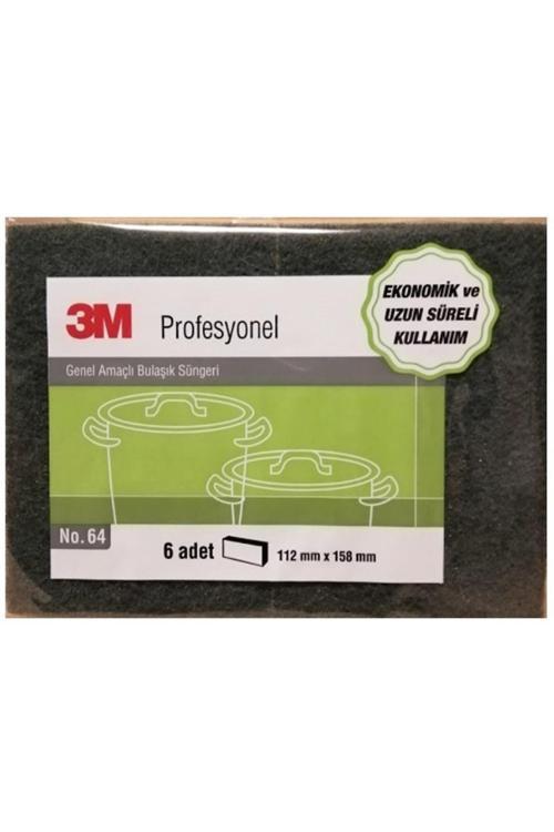 Scotch Brite Sb64 Profesyonel Yeşil Bulaşık Süngeri 6 Lı / 1 Paket