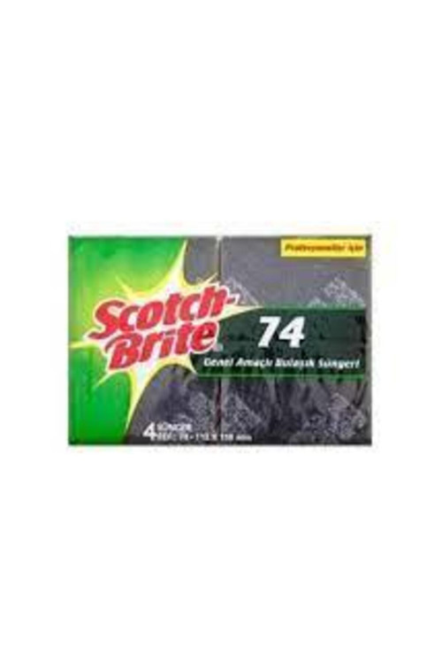 Scotch Brite Sb74 Endüstriyel Bulaşık Süngeri 4'Lü 4 Paket