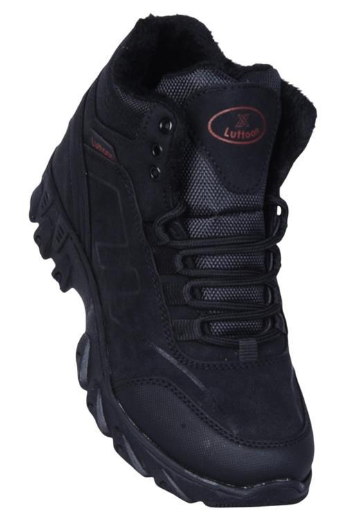 Prt-2035 Siyah Termal Kürklü Erkek Çocuk Bot