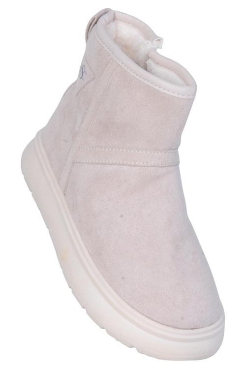 070 Bej Termal Kürklü Kız Çocuk Bot