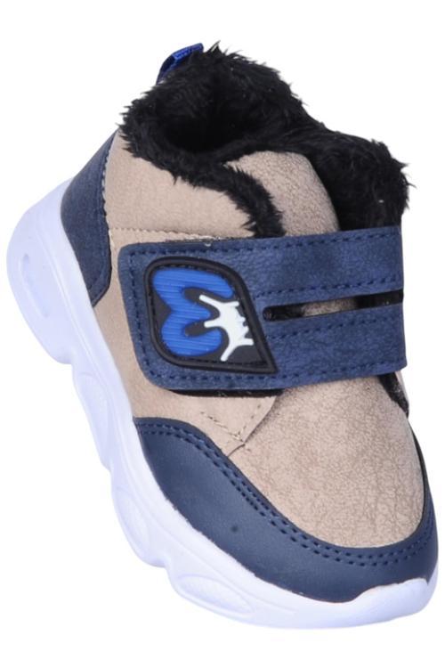 Skuaıter 7600 Laci Bebe Cırtlı Erkek Çocuk Kürklü Bot