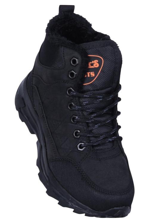 117 Dkrs Siyah Erkek Çocuk Kürklü Bot