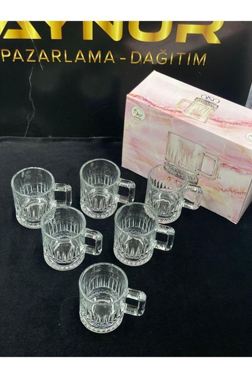 Oslo Kulplu Su Bardağı 6 Adet