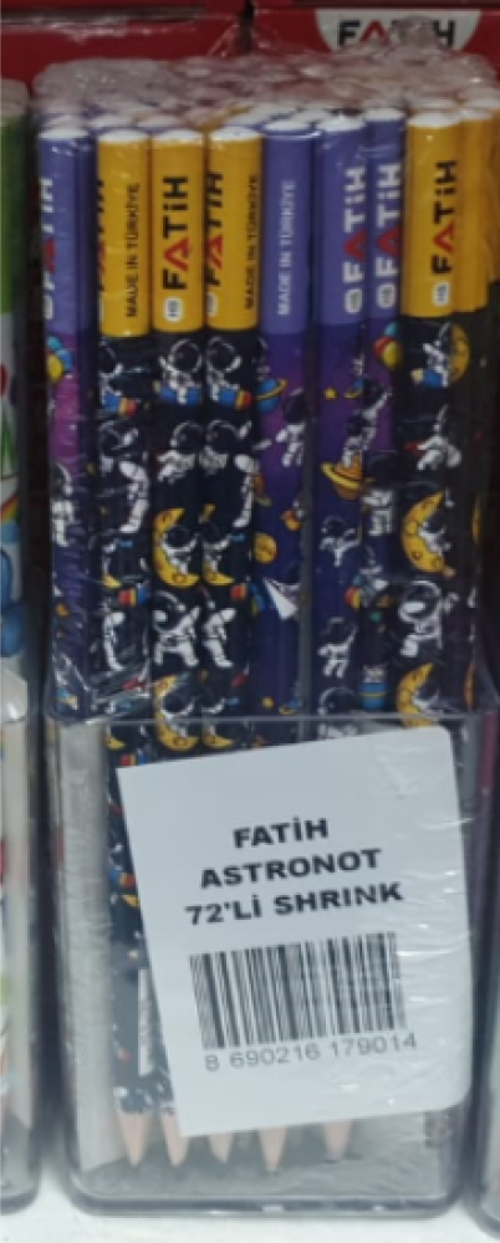 Kurşun Kalem Astronot 17900 (72 Li Paket)