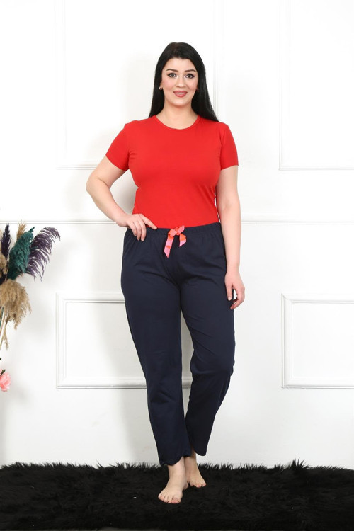 Kadın Pamuklu Büyük Beden Alt Pijama 27472