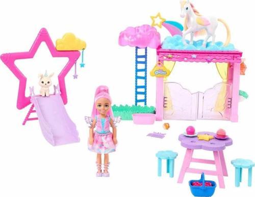 Mattel Oyuncak Barbie A Touch Of Magic Chelsea ve Pegasus Oyun Seti Mtl-Hnt67