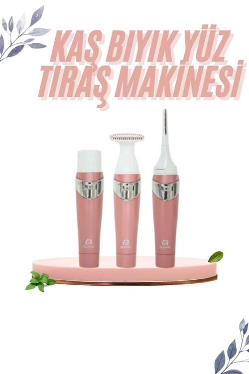 3 İn 1 Epilasyon Aleti Hassas Ciltlere Özel Uzun Ömürlü Kaş Yüz Burun